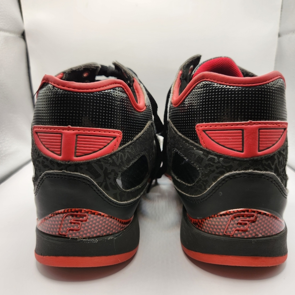 Men's FUBU Black & Red MNFB2400011Athletic Hi Top Size 10.5 - Picture 6 of 10